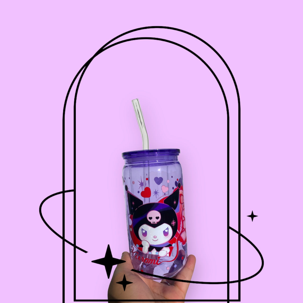 Kuromi Plastic Cup